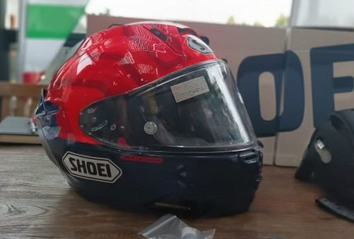 Mantap! Helm Terbaru Marc Marquez, SHOEI X-15 Resmi Dijual di Indonesia, Harganya Mengejutkan!