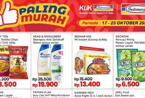 Promo Indomaret Terbaru Kamis 17 Oktober 2024, Ada Garnier Men Rp 29.500 dan Apel Fuji Murah