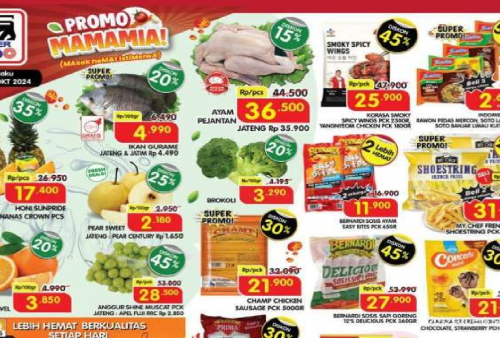 Promo Superindo Khusus Hari Ini Kamis 17 Oktober 2024: Bu Ibu Ada Ayam Murah Nih..