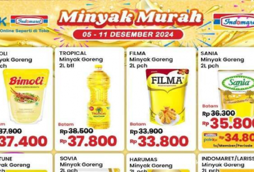 Intip Promo Minyak Goreng di Indomaret dan Superindo Hari Ini, Awas Stok Habis!