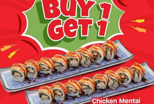 Double Happy-nya! Ichiban Sushi Beri Promo Buy 1 Get 1 untuk Pembelian Dine In dan Take Away