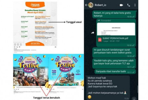 BazaarJakarta.id, Penipu Berkedok EO Tipu Puluhan UMKM di Jakarta!