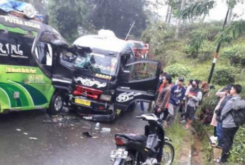 Innalillahi, Bus Pariwisata Asal Garut Tabrak 2 Pengendara Motor di Purworejo Hingga Tewas!