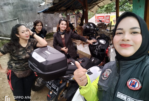 Keren, Begini Cara Lady Bikers Indonesia Rayakan Ulang Tahun Ke-4, Ekplore Wisata Sambil Peringati Hari Ibu