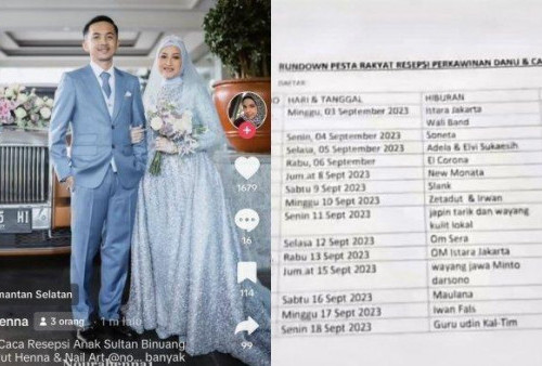 Kisah Heboh Anak Crazy Rich Kalimantan Selatan, Pesta Pernikahan Mewah 14 Hari 14 Malam!