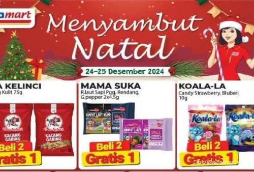 Alfamart Berikan Promo Edisi Natal Tahun 2024, Es Krim Beli 2 Gratis 1