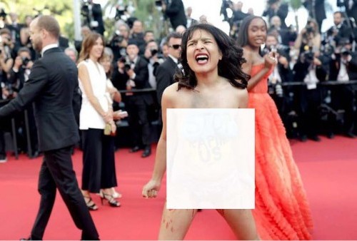 Festival Film Cannes Digegerkan dengan Penampilan Wanita Tanpa Busana, Ternyata ini Maksudnya  