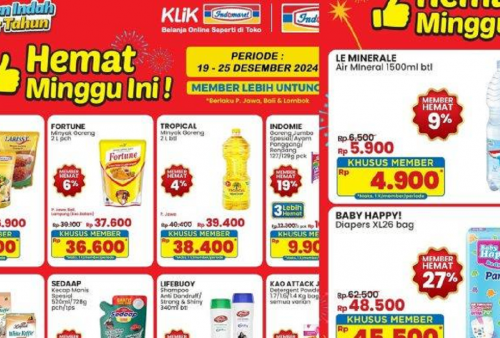 Promo Indomaret Terakhir Hingga 25 Desember 2024, Minyak Fortune 2L 37.600!