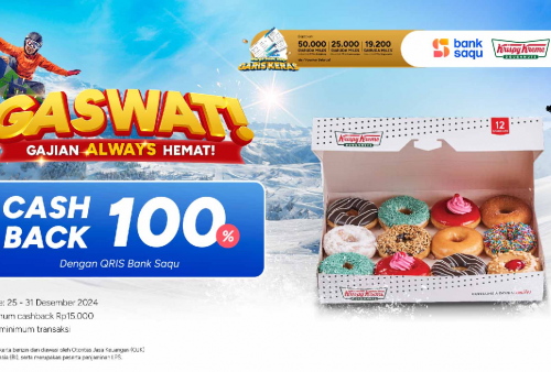 Beli Krispy Kreme Bisa Dapat Cashback 100 Persen, Catat Syaratnya!