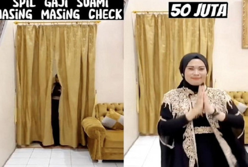 Viral! Emak-emak Pamer Gaji Suaminya Rp 50 Juta per Bulan, Netizen Salfok: 'Gordennya Aja Dibawah 50 Ribu'