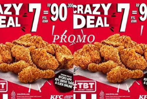 Serbu Promo KFC Spesial Hari Ini, Rp90.000 Dapat 7 Potong Ayam!