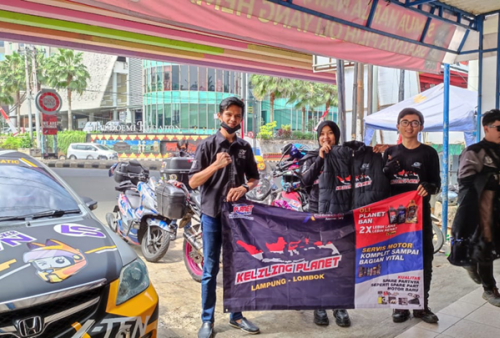 Didukung Planet Ban Sofia Lady Biker Lampung Touring ke Lombok Kenalkan Budaya Lampung.
