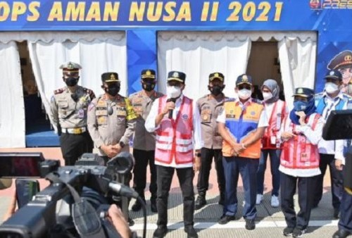 Tinjau Posko di Tol Cikarang Barat, Menhub: Semoga Penyekatan Berjalan Lancar dan Wajib Membawa Dokumen Penting Ini