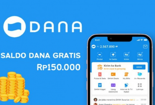 Ada Hadiah DANA Kaget Hari Ini Kamis 12 September 2024 Rp 150 Ribu Klik Linknya Yuk