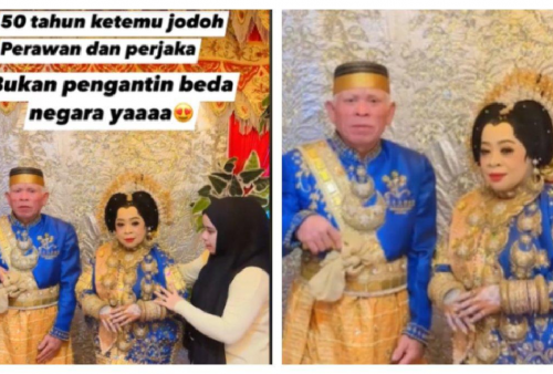 Viral Pengantin Baru Temukan Jodohnya Saat Menginjak Usia 50 Tahun, Netizen Beri Doa Terbaik