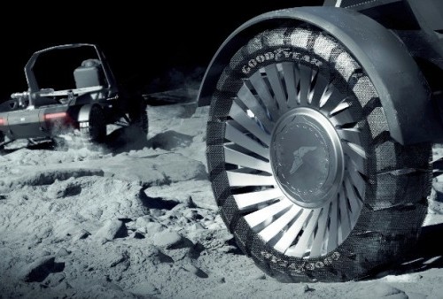 Goodyear dan Lockheed Martin Garap Ban Tanpa Udara untuk Dipakai Kendaraan yang Beroperasi di Bulan