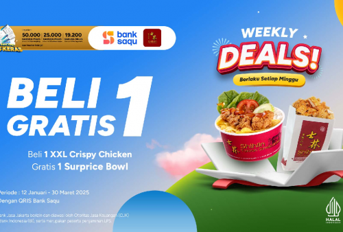 Promo Menarik! Beli 1 XXL Crispy Chicken Gratis 1 Surprice Bowl di Shilin, Gas Serbu