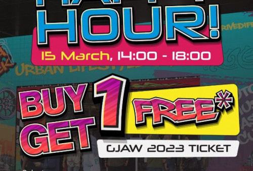 Jangan Sia-Siakan! Promo Pembelian Tiket GJAW 2023 Lewat Program Happy Hour: Buy 1 Get 1 Hingga Nonton Konser Musik Gratis dan Free Sneakers 