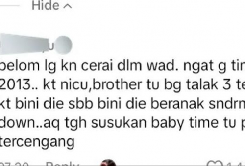 Suami Beri Talak 3 ke Istri Gegara Anaknya Berkebutuhan Khusus, Netizen: Nangis Aku Bacanya