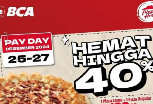 Promo Pizza Hut Diskon 40 Persen, Berakhir Hari Ini Yuk Ambil