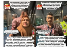 Viral Penumpang Pesawat Etihad Indonesia Gagal Terbang Gegara Kelebihan Bagasi: Tadi Saya Didorong