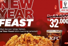 Promo Spesial KFC 'New Year Feast Drive Thru', Cuma Rp32.000 Aja!