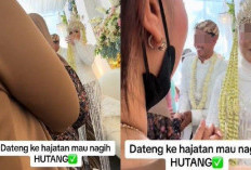 Waduh! Video Viral, Pengantin Ditagih Utang Saat Dipelaminan 