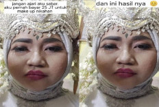 Viral! Pengantin Bayar Make Up Rp 25 Juta Hasilnya Zonk