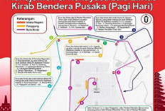 Rekayasa Lalu Lintas Kirab Bendera Pusaka Pagi Hari di Hari Kemerdekaan 17 Agustus 2023, Cek Info Lengkapnya di Sini!