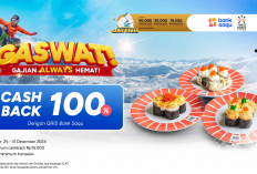 Makan di Tokio Sushi Bisa Dapat Cashback 100 Persen, Pembayaran QRIS Bank Saqu