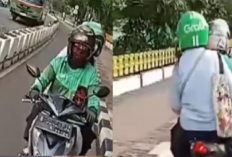 Pengemudi Ojol Tak Terima Ditegur Masuk Jalur Sepeda, Tendang Pesepeda Hingga Terjatuh