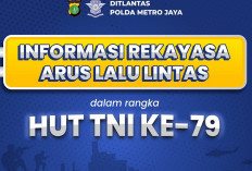 Polda Metro Jaya Lakukan Rekayasa Lalu Lintas di Sekitar Monas dalam Rangka HUT TNI ke-79, Ini Alternatif Rutenya!