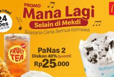 Promo McD PaNas 2 Diskon 40 Persen Tambah McFlurry feat Oreo Cuma Rp4.545, Khusus 24 Desember 2024!