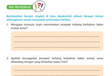 Simak Kunci Jawaban Tema 9 Kelas 6 Halaman 172 Ayo Berdiskusi: Menemukan Pesawat Terbang Berbahan Bakar Energi Surya