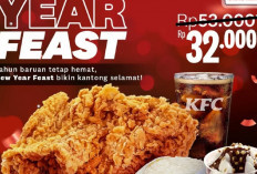 Promo KFC New Year Feast Drive Thru: Menu Paket Lengkap Ayam, Nasi, Minum dan Ice Cream Hanya Rp 30 Ribuan!