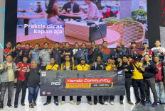 Puluhan Bikers Rolling City ke IMOS 2024: Intip Keseruan Workshop Safety Riding di Booth Honda!