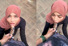 Konten Tiktoker Berhijab Oklin Fia Jilat Es Krim dengan Gaya Tak Senonoh Viral, Menista Agama?