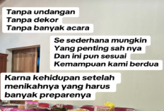 Viral Pengantin Curhat Gelar Pernikahan Sederhana Tanpa Ada Dekor dan Sebar Undangan: Penting Sah!