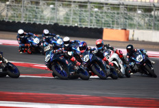 Pesta Balap Komunitas, Euforia Juara Dunia Aldi Satya Mahendra di Final bLU cRU Yamaha Sunday Race 2024