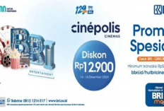 HUT BRI Ke-129 Ada Promo XXI dan Cinepolis, Diskon Rp12.900 Hingga Buy 1 Get 1!