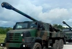 Sejumlah Meriam Cesar 155 Tiba di Batalyon Armed Kupang 